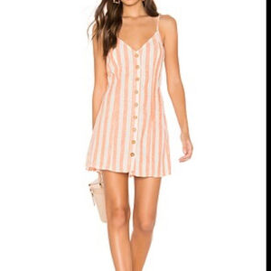 Show me Your Mumu Striped Orange Sundress